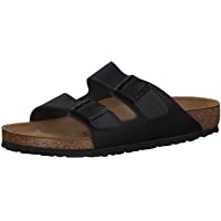 Birkenstock Arizona Cuero Ancho- Zapatos con Hebilla Unisex Adulto